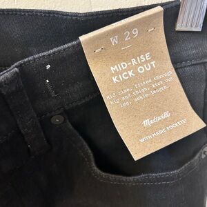Madewell Women's Black Crop Jeans NWT